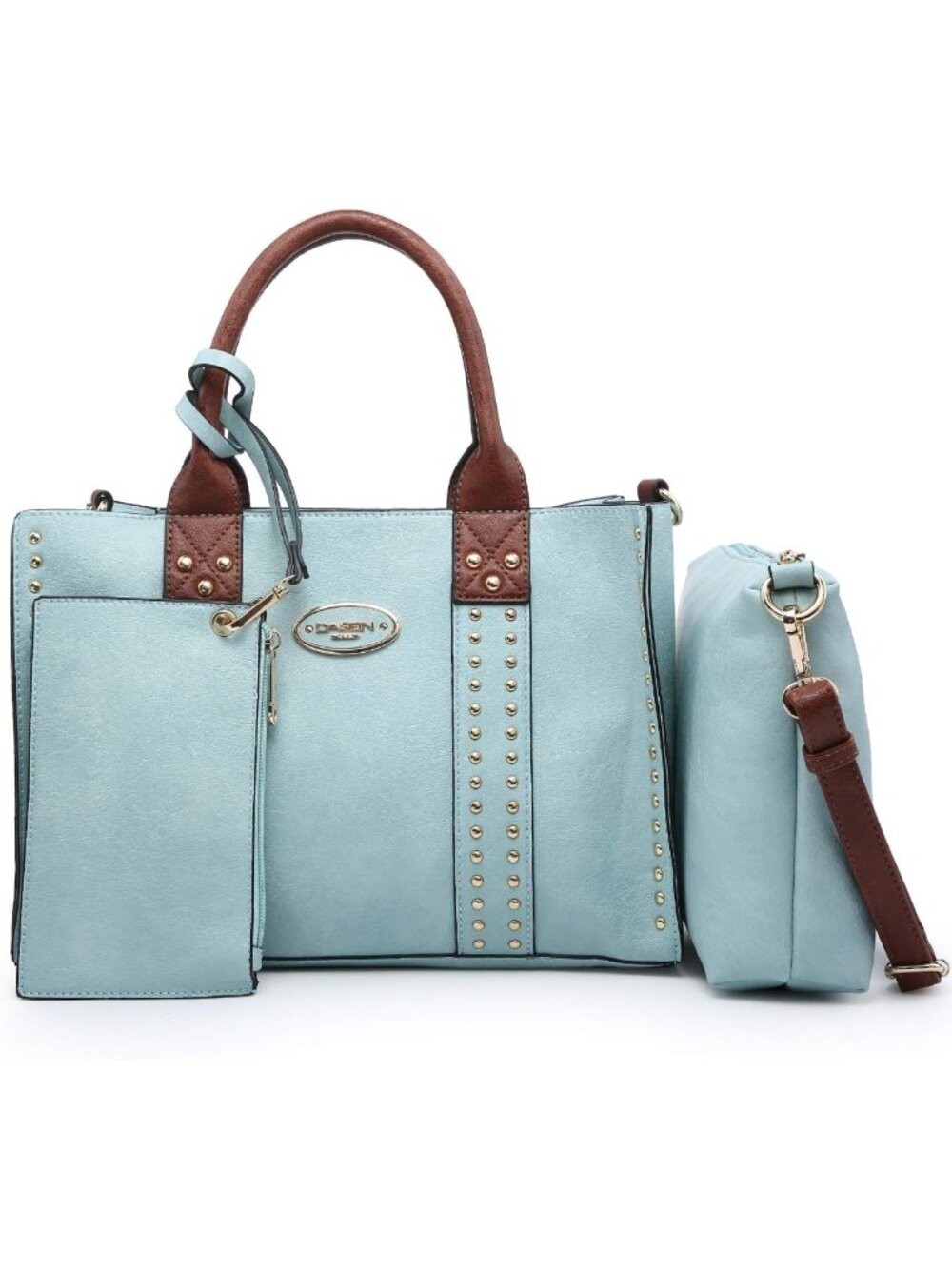 Stylish Women's Tote & Wallet Set - 3-Piece Handbag Collection, Satchel & Hobo